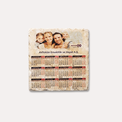 Stone Desk Calendar