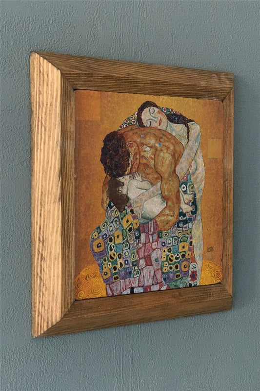 SOLID FRAMED NATURAL STONE PAINTING PANEL 11" x 11" / PRMT2020-1521