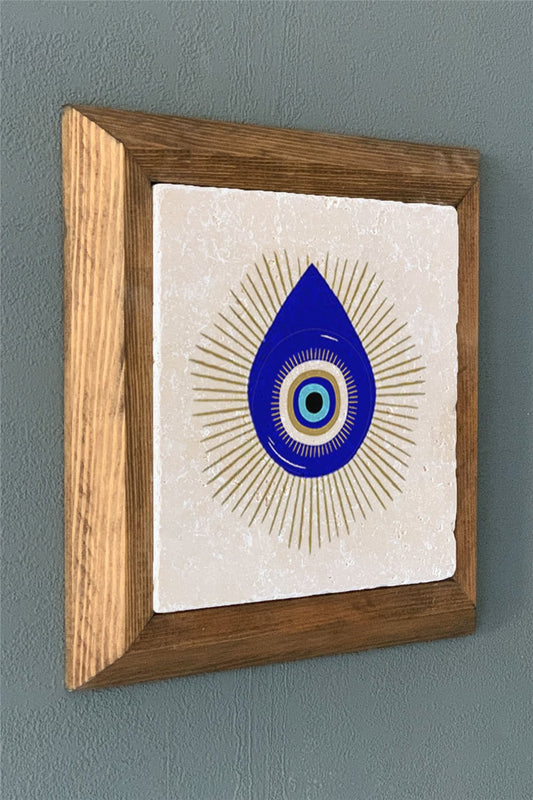 SOLID FRAME NATURAL STONE PAINTING PANEL 11" x 11" / PRMT2020-1520