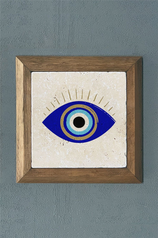 SOLID FRAME NATURAL STONE PAINTING PANEL 11" x 11" / PRMT2020-1505