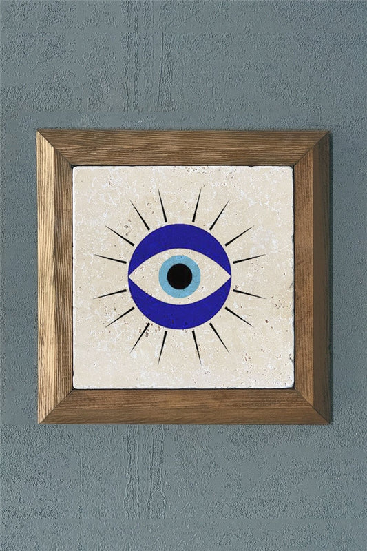 SOLID FRAME NATURAL STONE PAINTING PANEL 11" x 11" / PRMT2020-1516