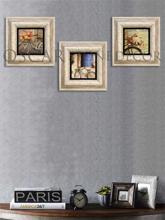 3-PIECE FRAME NATURAL STONE WALL DECOR / 3CDD-20-007 (WALL DECOR)