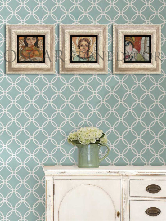 3-PIECE FRAME NATURAL STONE WALL DECOR / 3CDD-20-013 (WALL DECOR)