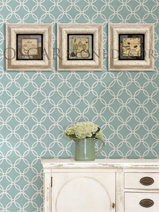 3-PIECE FRAME NATURAL STONE WALL DECOR / 3CDD-20-004 (WALL DECOR)