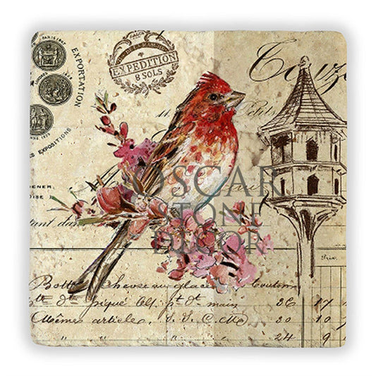 BIRDS OF BUYER III NATURAL STONE WALL DECOR / DD285 (WALL DECOR)