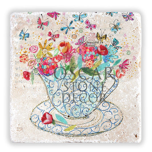 BEATIFUL COFFEE NATURAL STONE WALL DECOR / DD342 (WALL DECOR)