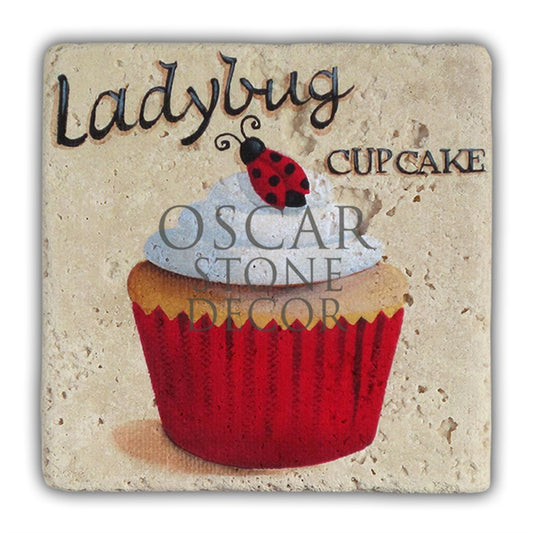 CUPCAKE NATURAL STONE WALL DECOR / DD05 (WALL DECOR)