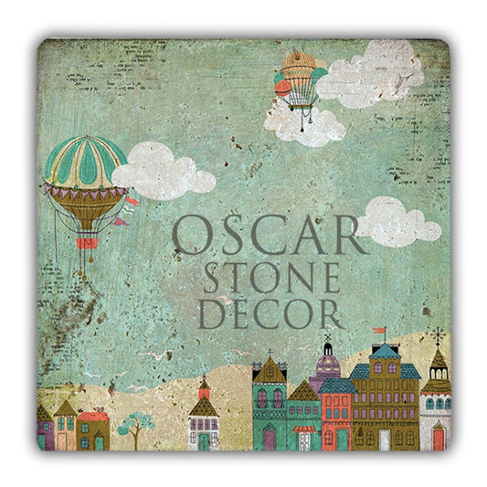DD042-BALLOON NATURAL STONE WALL DECOR / DD42 (WALL DECOR)