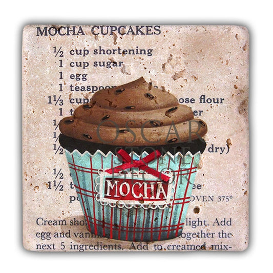 DD079-MOCHA CUPCAKE NATURAL STONE WALL DECOR / DD79 (WALL DECOR)