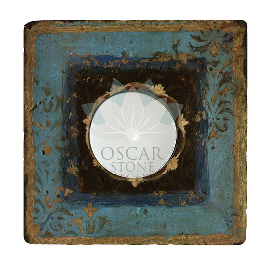 NATURAL STONE CANDLE HOLDER / ML-105 (CANDLE HOLDER)