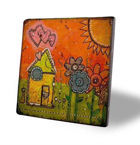 NATURAL STONE trivet / NH-38 (TRIVET)