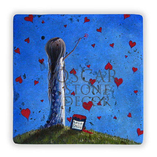 DREAM HEART II NATURAL STONE WALL DECOR / DD345 (WALL DECOR)