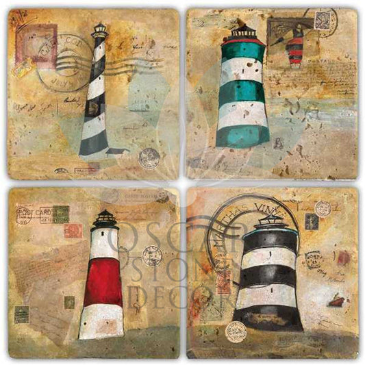FENER 4-Piece NATURAL STONE COASTERS / BA256 (COASTER)
