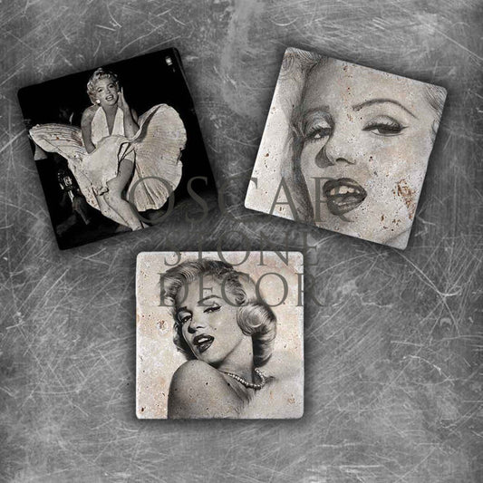 MARILYN 2 NATURAL STONE MAGNET SET / MG-072