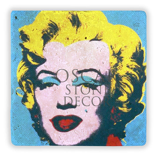 MARILYN POP II NATURAL STONE WALL DECOR / DD164 (WALL DECOR)