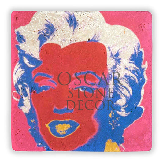 MARILYN POP III NATURAL STONE WALL DECOR / DD165 (WALL DECOR)