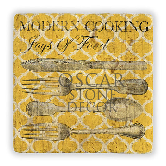 MODERN COOKING NATURAL STONE WALL DECOR / DD268 (WALL DECOR)