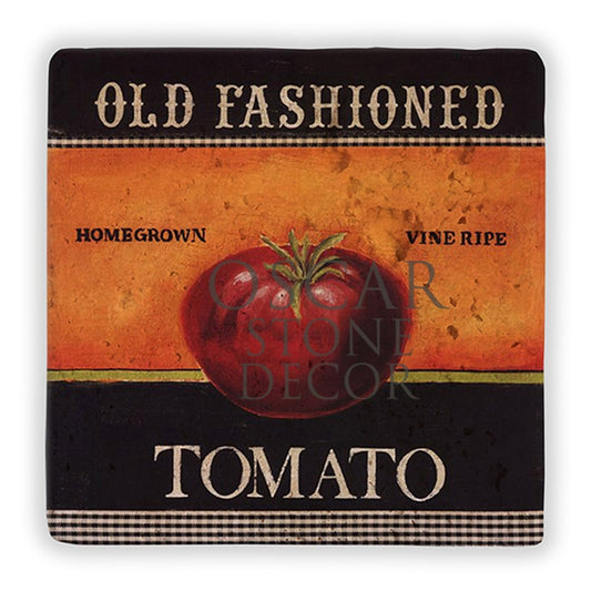 OLD FASHIONED TOMATO NATURAL STONE WALL DECOR / DD319 (WALL DECOR)