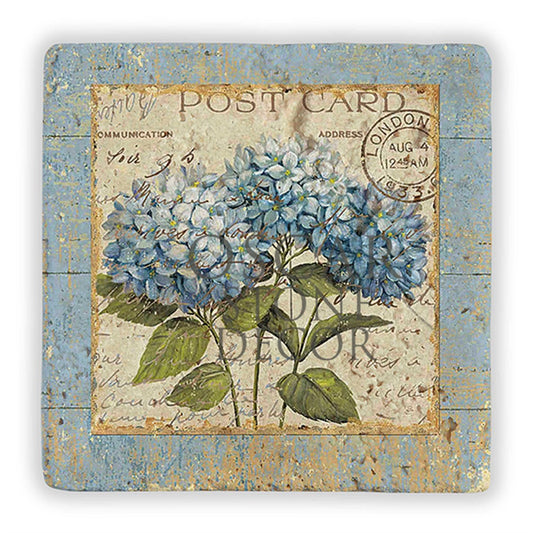 POSTCARD FLOWER NATURAL STONE WALL DECOR / DD311 (WALL DECOR)