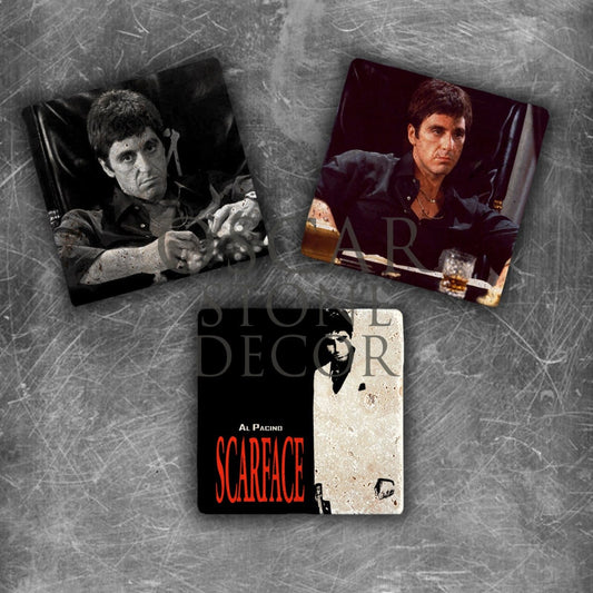 SCARFACE NATURAL STONE MAGNET SET / MG-148