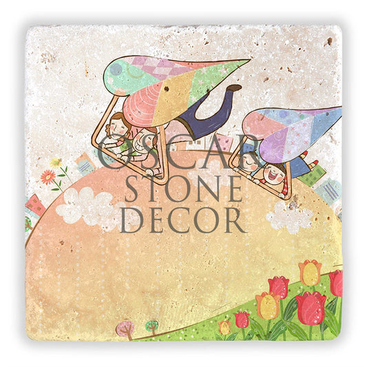 VALENTINE'S DAY NATURAL STONE WALL DECOR / SDD-007 (WALL DECOR)