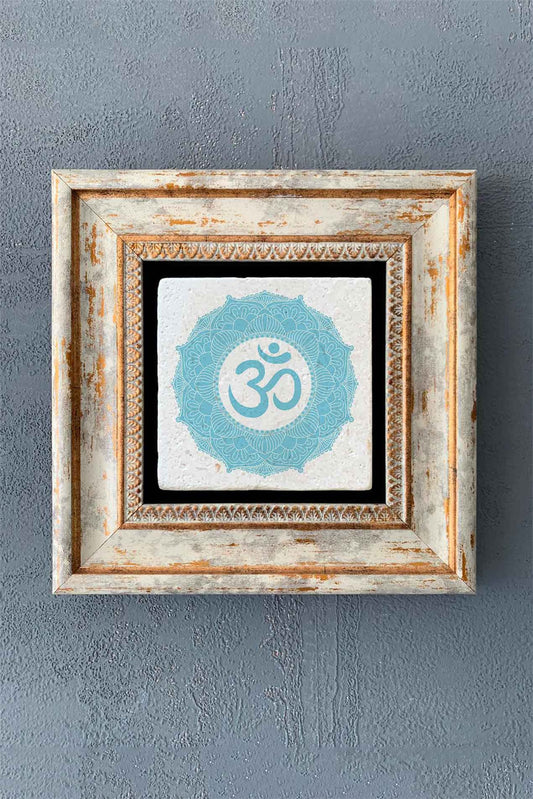 SINGLE FRAME NATURAL STONE WALL DECOR / CDD1-40-1378 (WALL DECOR)