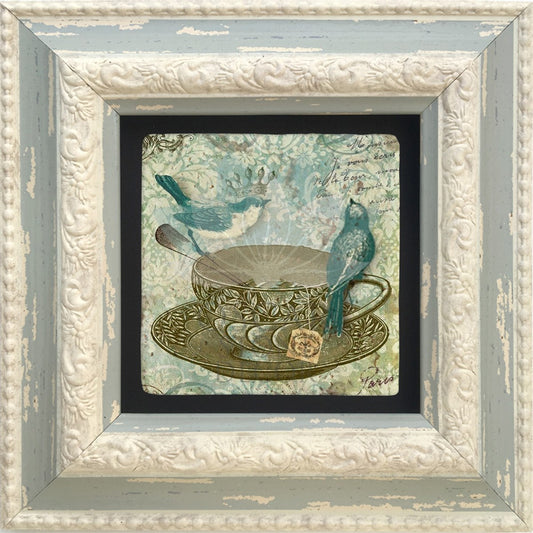 SINGLE FRAME NATURAL STONE WALL DECOR / CDD-10-066 (WALL DECOR)