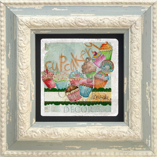 SINGLE FRAME NATURAL STONE WALL DECOR / CDD-10-025 (WALL DECOR)