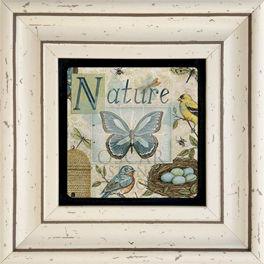 SINGLE FRAME NATURAL STONE WALL DECOR / CDD-30-016 (WALL DECOR)