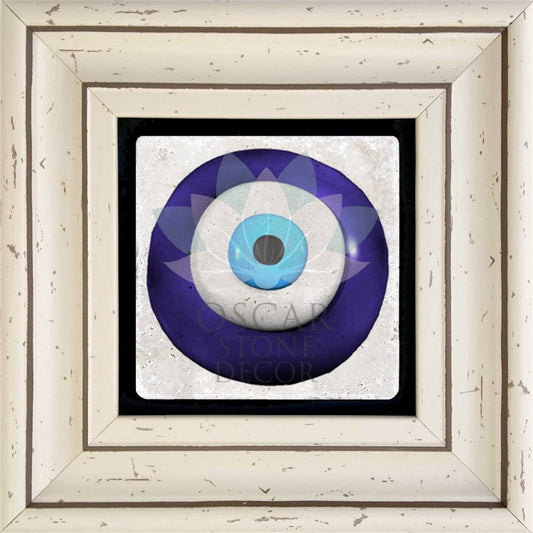 SINGLE FRAME NATURAL STONE WALL DECOR / CDD-30-018 (WALL DECOR)