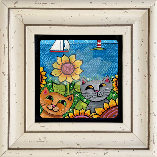 SINGLE FRAME NATURAL STONE WALL DECOR / CDD-30-051 (WALL DECOR)