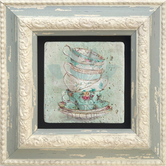SINGLE FRAME NATURAL STONE WALL DECOR / CDD-10-055 (WALL DECOR)