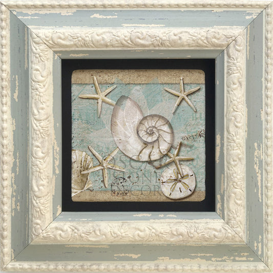 SINGLE FRAME NATURAL STONE WALL DECOR / CDD-10-091 (WALL DECOR)