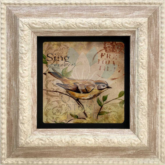 SINGLE FRAME NATURAL STONE WALL DECOR / CDD-20-022 (WALL DECOR)