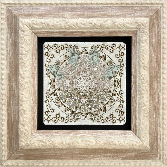 SINGLE FRAME NATURAL STONE WALL DECOR / CDD-20-042 (WALL DECOR)