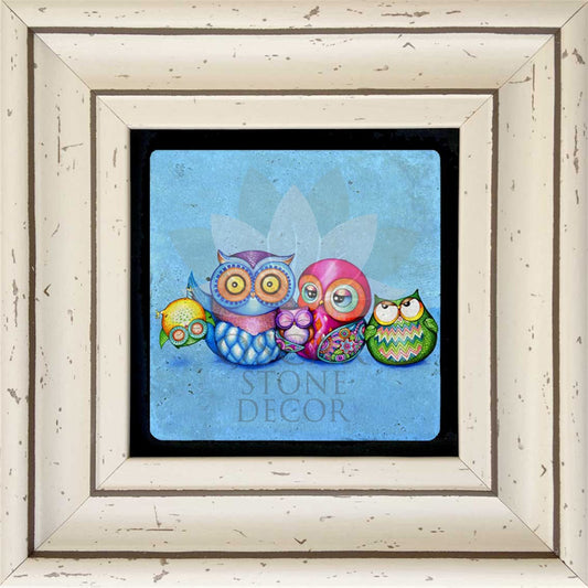 SINGLE FRAME NATURAL STONE WALL DECOR / CDD-30-071 (WALL DECOR)