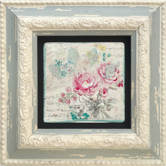 SINGLE FRAME NATURAL STONE WALL DECOR / CDD-10-087 (WALL DECOR)