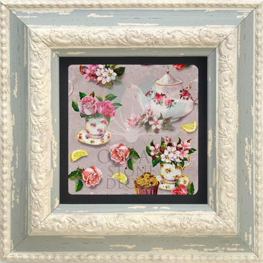 SINGLE FRAME NATURAL STONE WALL DECOR / CDD-10-031 (WALL DECOR)