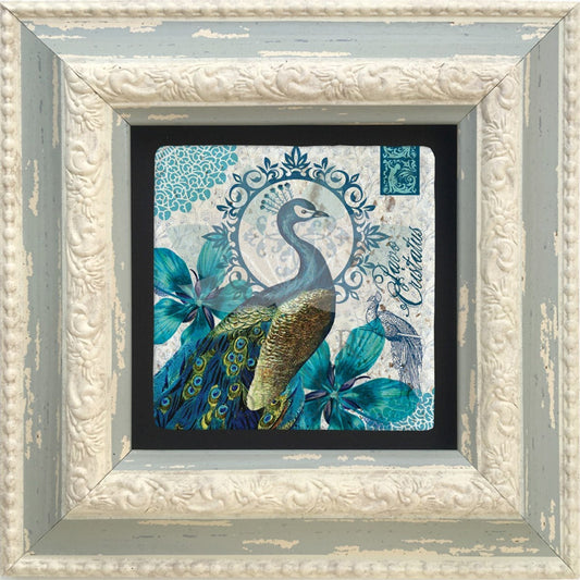 SINGLE FRAME NATURAL STONE WALL DECOR / CDD-10-057 (WALL DECOR)