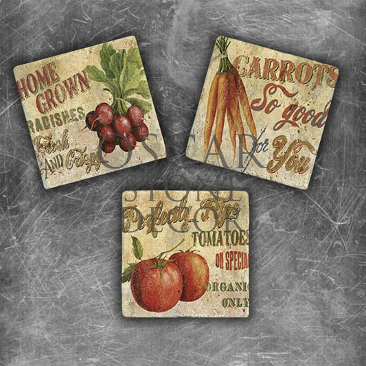 VINTABLE NATURAL STONE MAGNET SET / MG-060