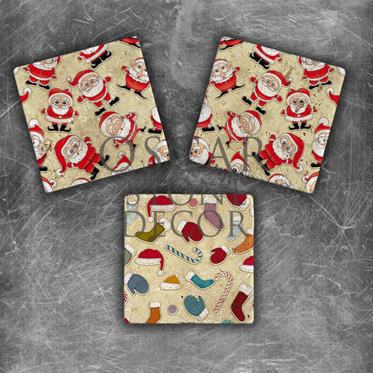 NEW YEAR'S NATURAL STONE MAGNET SET / YMG-009
