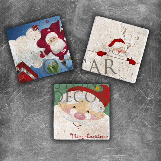 NEW YEAR'S NATURAL STONE MAGNET SET / YMG-012