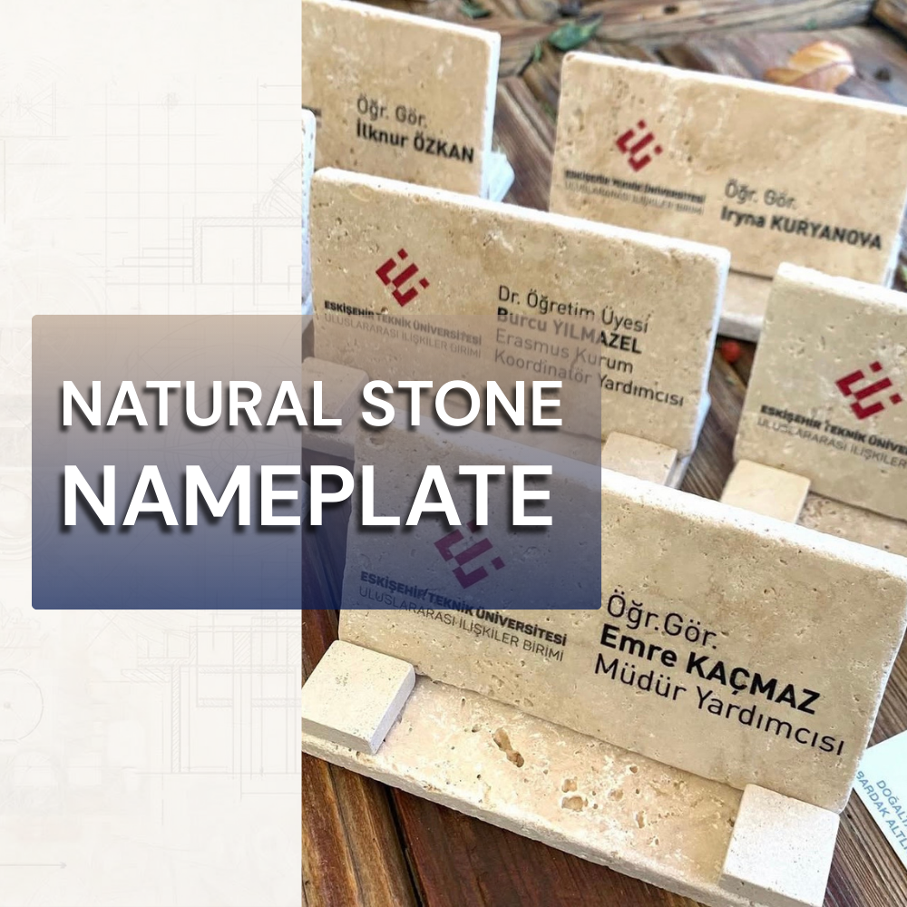 Natural Stone Nameplate