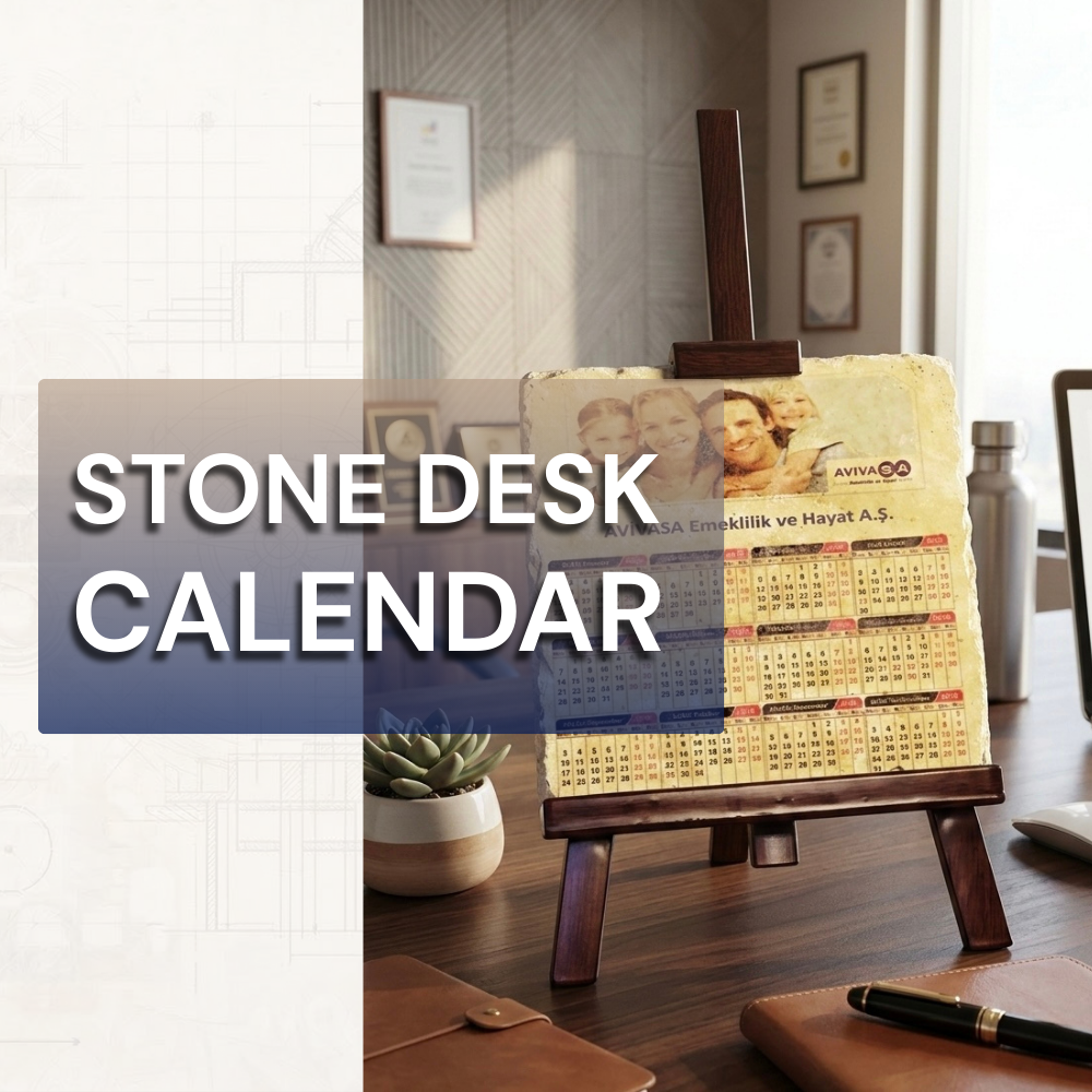 Stone Desk Calendar
