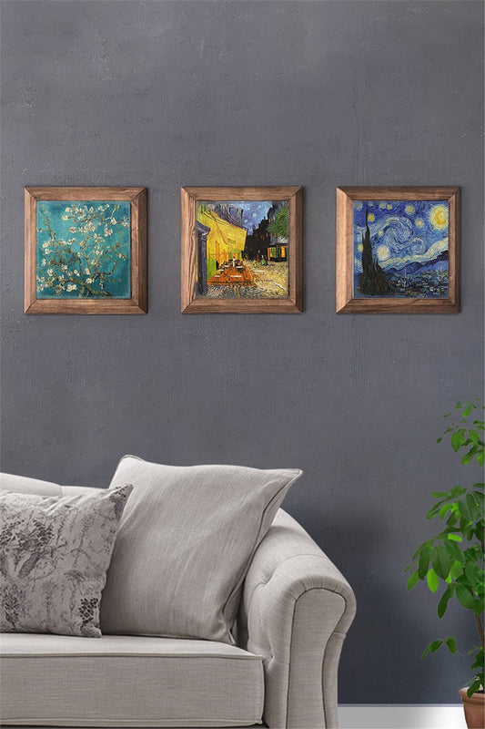 SOLID FRAMED 3-PIECE NATURAL STONE TABLE PANEL / 3PRMT-40-0418