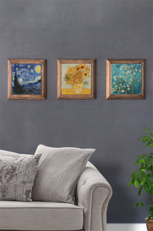 SOLID FRAMED 3-PIECE NATURAL STONE TABLE PANEL / 3PRMT-40-0413