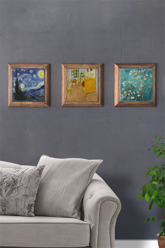SOLID FRAMED 3-PIECE NATURAL STONE TABLE PANEL / 3PRMT-40-0410
