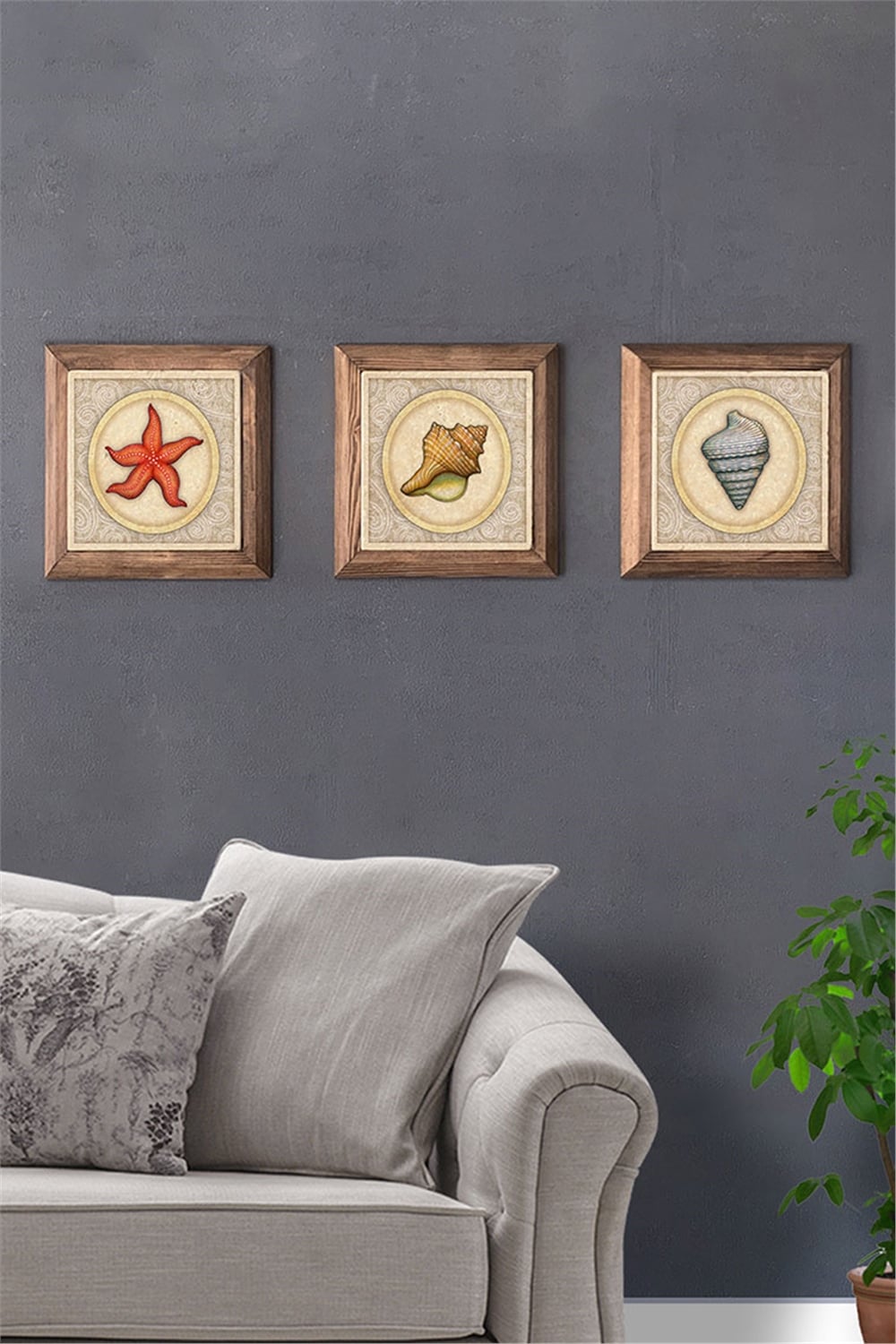 Single Solid Wood  Framed  Wall Decor Collections (Rectangle)