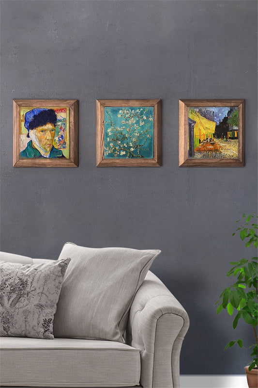 SOLID FRAMED 3-PIECE NATURAL STONE TABLE PANEL / 3PRMT-40-0417