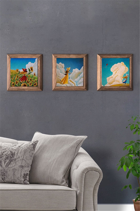 SOLID FRAMED 3-PIECE NATURAL STONE TABLE PANEL / 3PRMT-30-0014